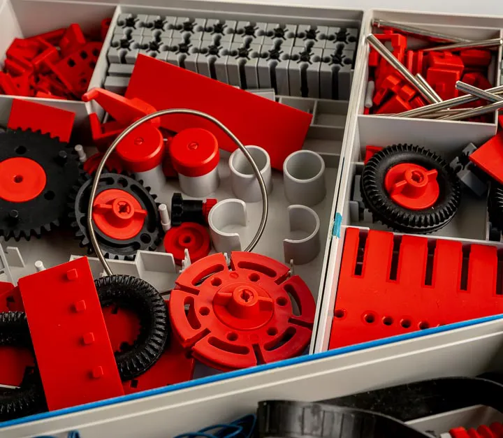 FISCHER TECHNIK Grundkasten 200 + Mot1 – Bild 4