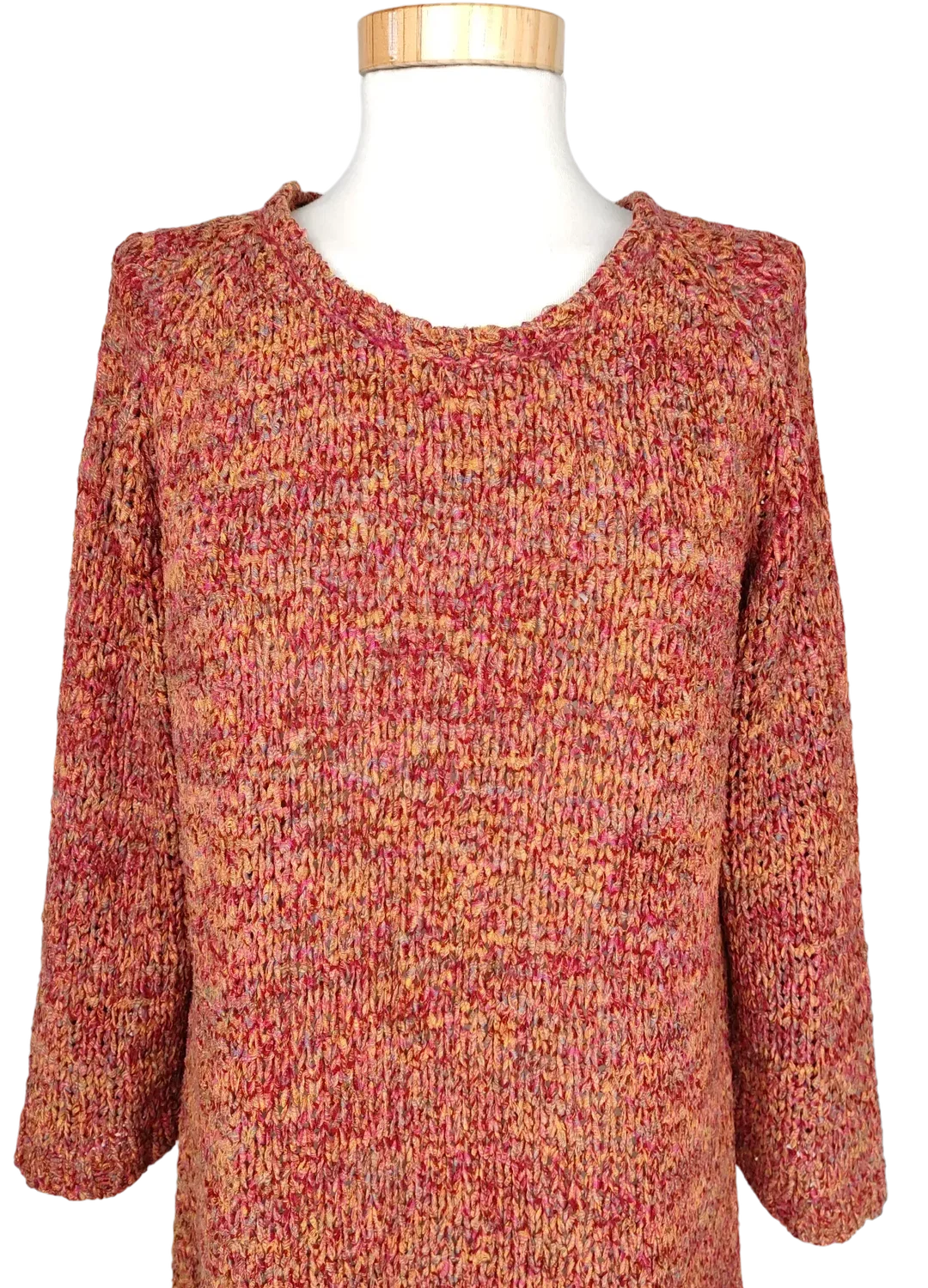 Yoors Damen Strickpullover, rostbraun - Gr. XL – Bild 3