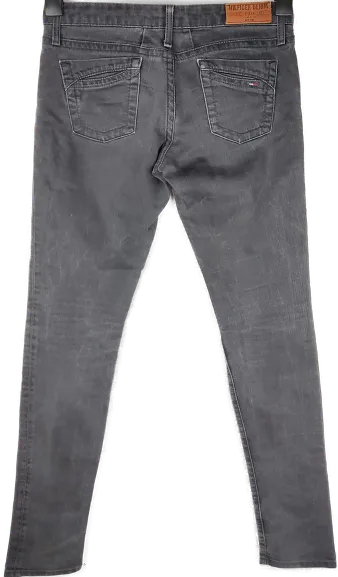 Jeans "Hilfinger Denim", lang und Stretch, dunkelgrau mit Taschen, Größe W29 | L34 – Bild 2