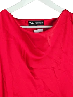 ZARA Damen Maxikleid, rot - Gr. L  – Vorschau 3