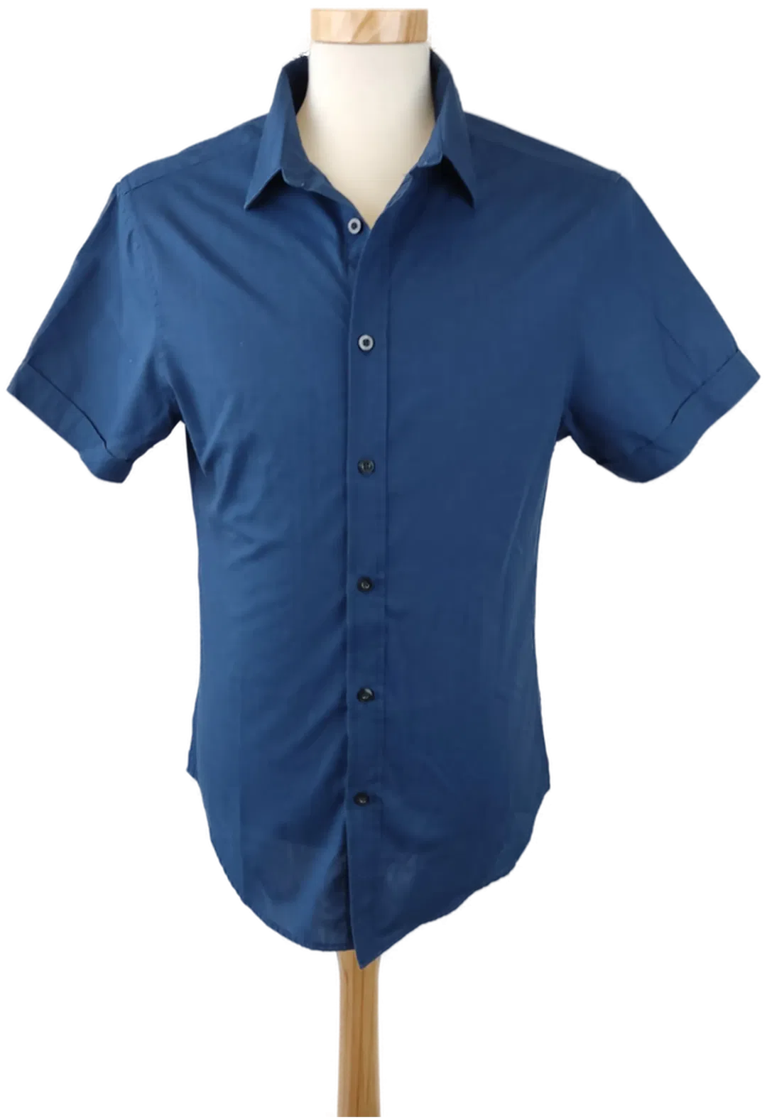 SMOG Herrenhemd marineblau - M (eng geschnitten) - Bild 1