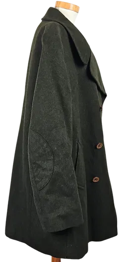 Steinbock Himalaya Herren Loden Wollmantel, Grün - Gr. L - Bild 4