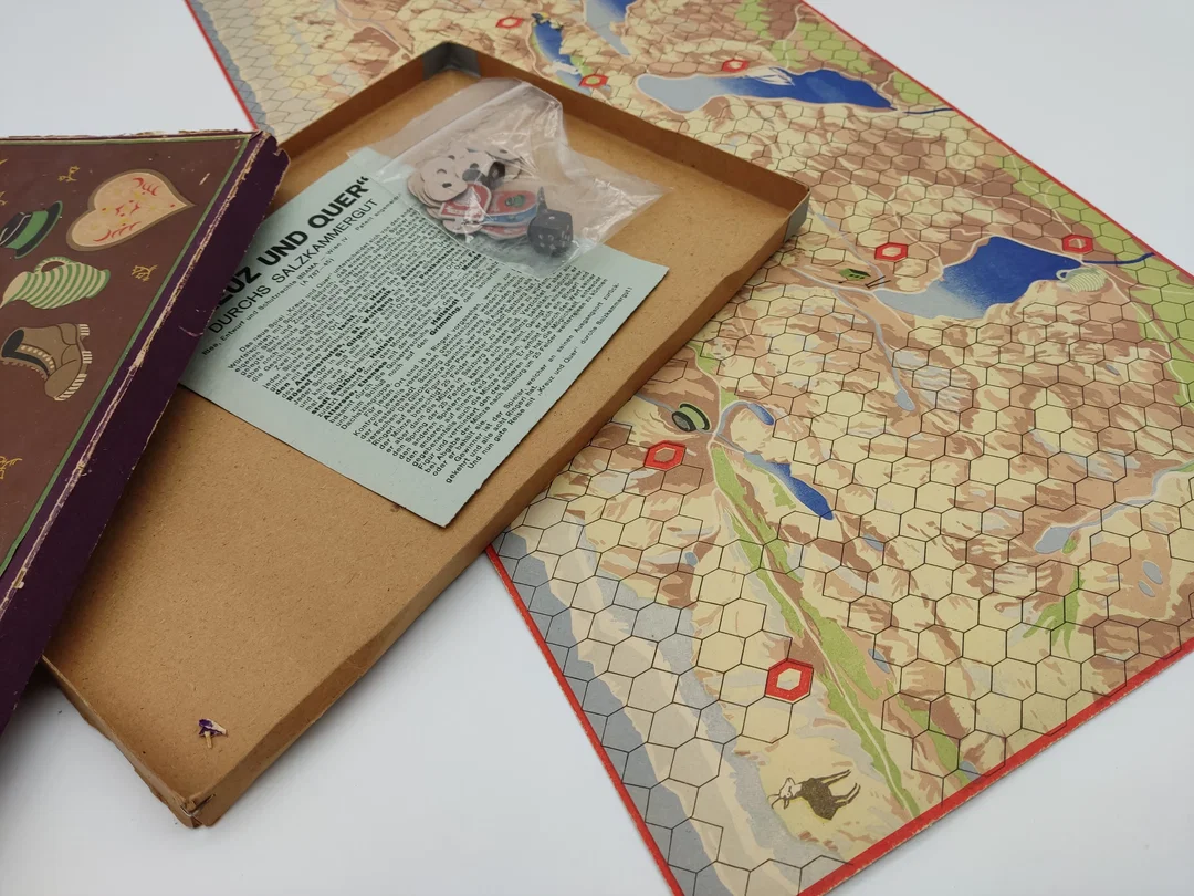 Kreuz und quer durchs Salzkammergut - Vintage Gesellschaftsspiel – Bild 2