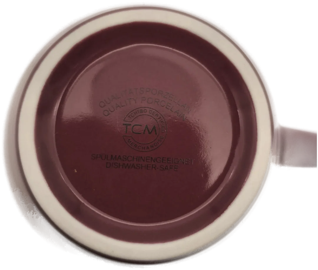2 große Kaffeehäferl, aubergine, TCM – Bild 3