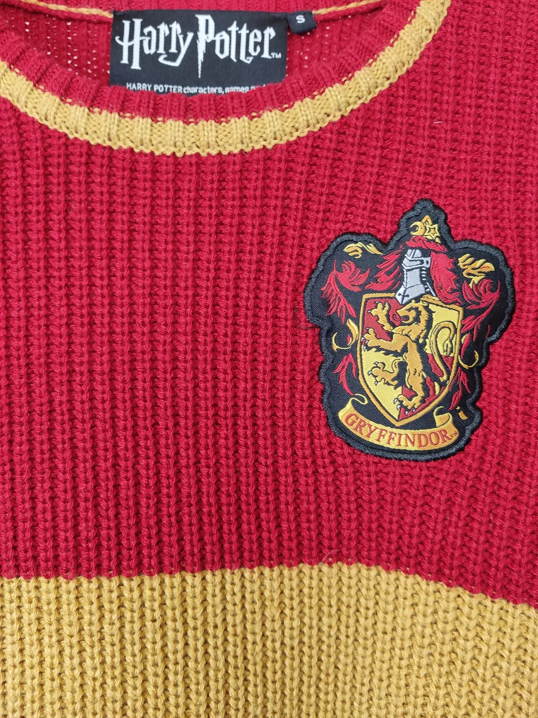 Harry Potter Herren Pullover rot-gelb Gr. S – Bild 2