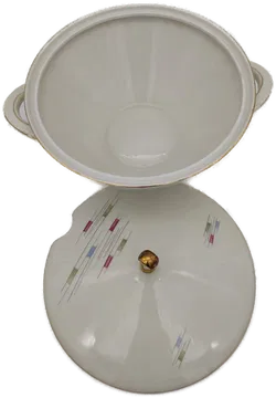 Bavaria Porzellan Suppenschüssel mit Deckel, Vintage - Bild 3