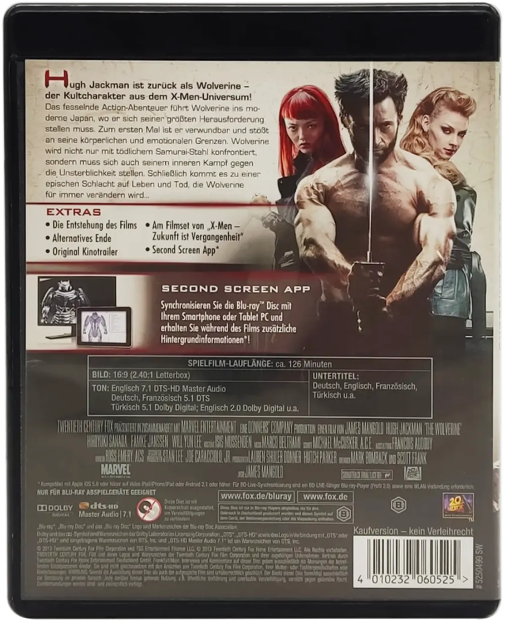 Blu-Ray "Wolverine - Weg des Kriegers" mit Famke Janssen und Hugh Jackman – Bild 2