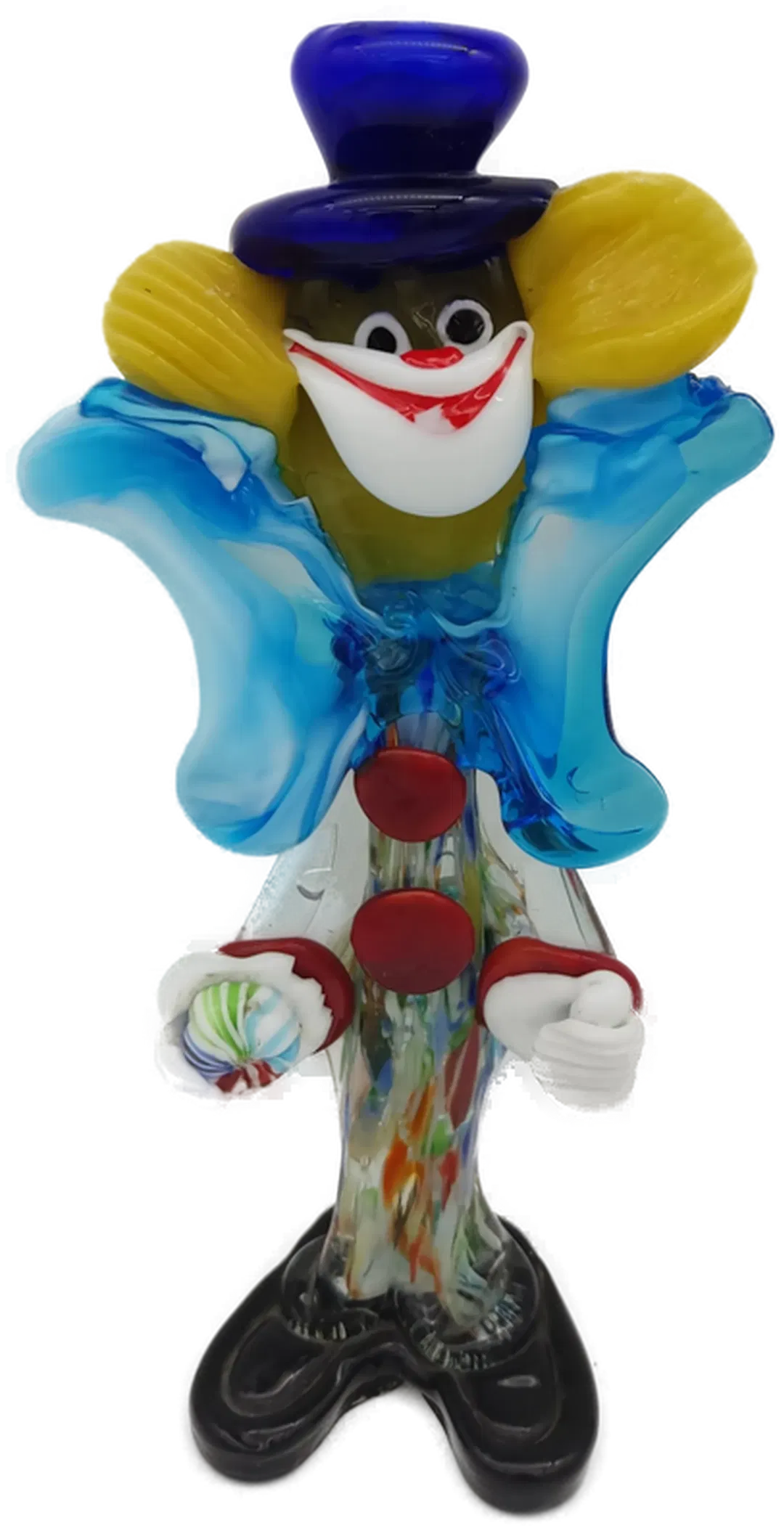 Clownskulptur aus Murano Glas  - Bild 4
