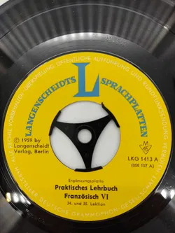 Langenscheidts Reise-Sprachplatten Französisch 1959 - Bild 2