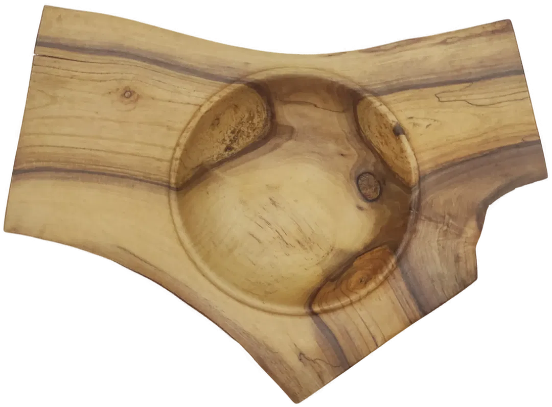 Snackschale - Nussholz gedrechselt - Bild 1