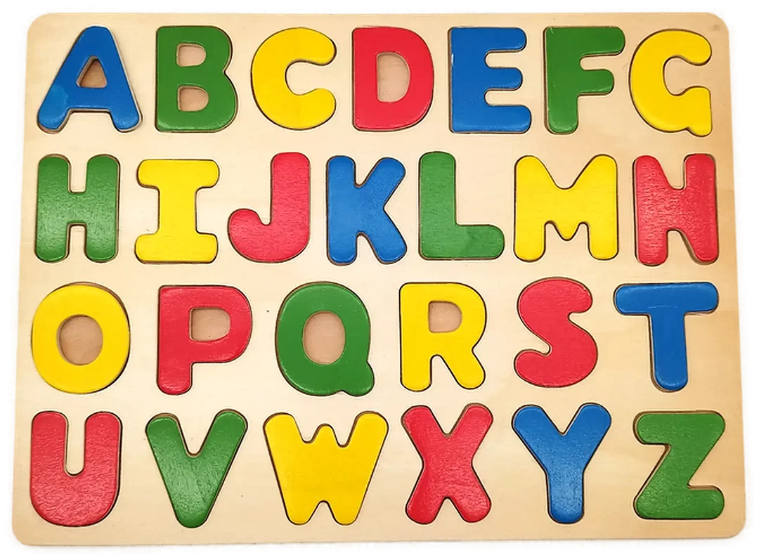Holz-Alphabet Bunt | Spielerisch Lesenlernen - Bild 1