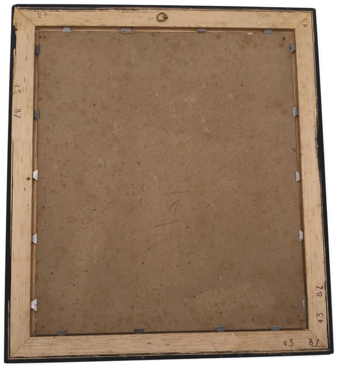 Gemälde "Meer" mit Rahmen, 38 x 43cm – Bild 5