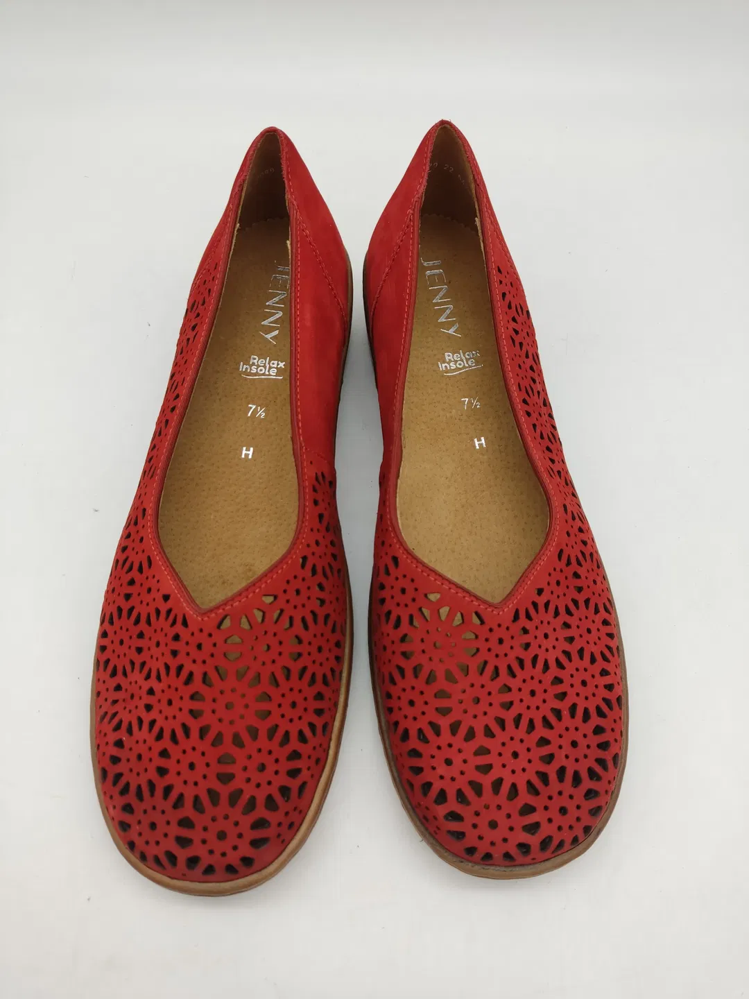 Jenny RelaxInsole Damenhalbschuhe, rot, Größe: US: 7,5, EU: 38 - Bild 4