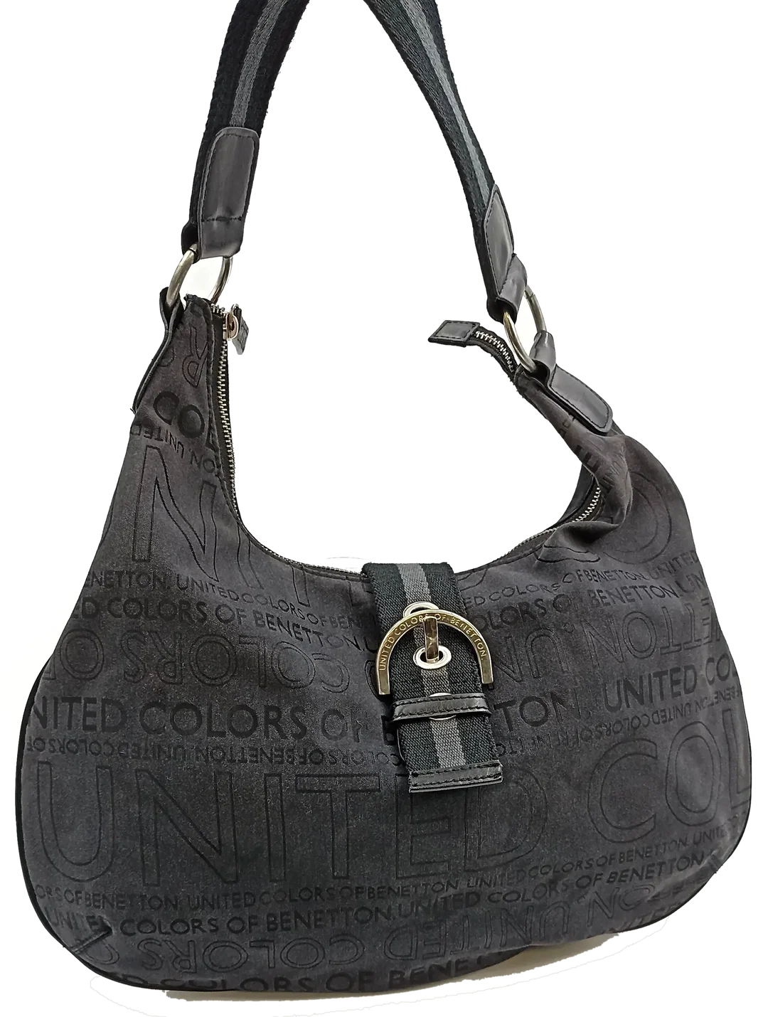 United Colors of Benetton Damentasche schwarz gemustert – Bild 1