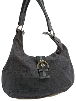 United Colors of Benetton Damentasche schwarz gemustert