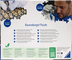 Ravensburger Puzzle 1000 Teile – Amsterdam-Kanal bei Sonnenuntergang, Fahrräder auf Brücke  - Bild 3