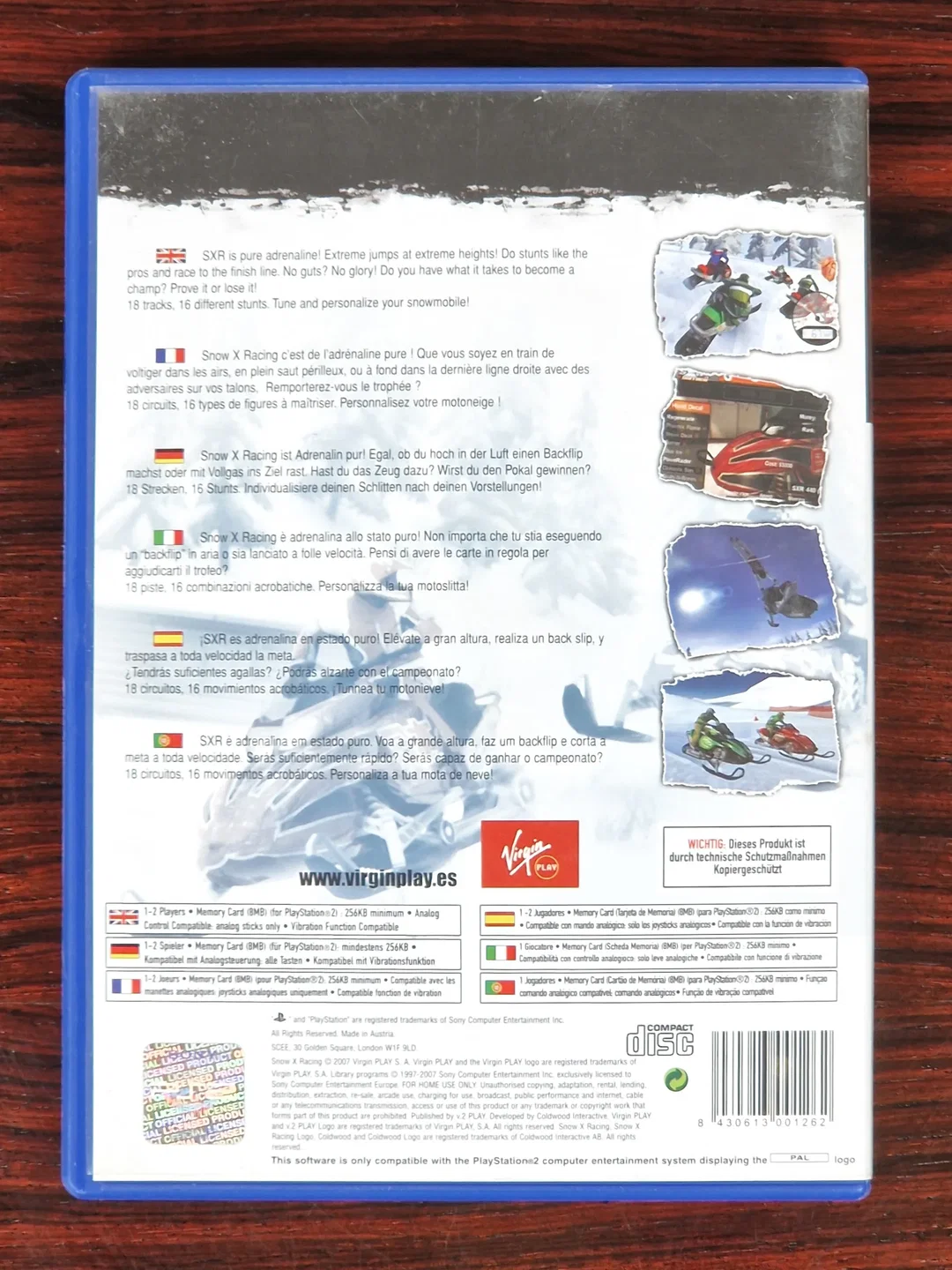 SXR - Snow X Racing - PlayStation 2 - PS2 - Spiel – Bild 2