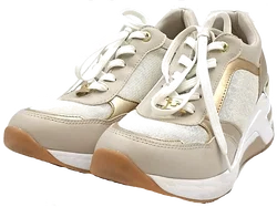 Tom Tailor Damensneaker beige/weiß Gr. 41