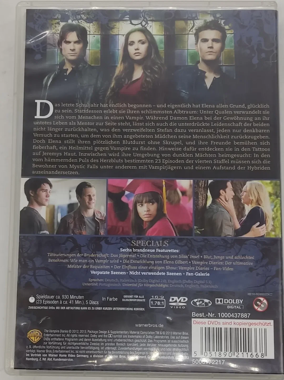 5 DVD's "The Vampire Diaries" Die Komplette vierte Staffel – Bild 3