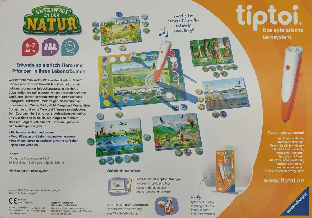 tiptoi® Unterwegs in der Natur - Lernspiel - Ravensburger – Bild 2