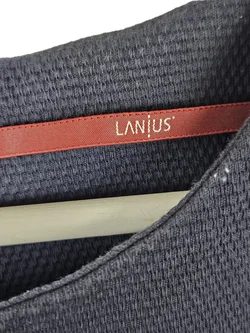 Lanius Damen Midi-Kleid, dunkelblau - Gr. XXL / 44 - Bild 4