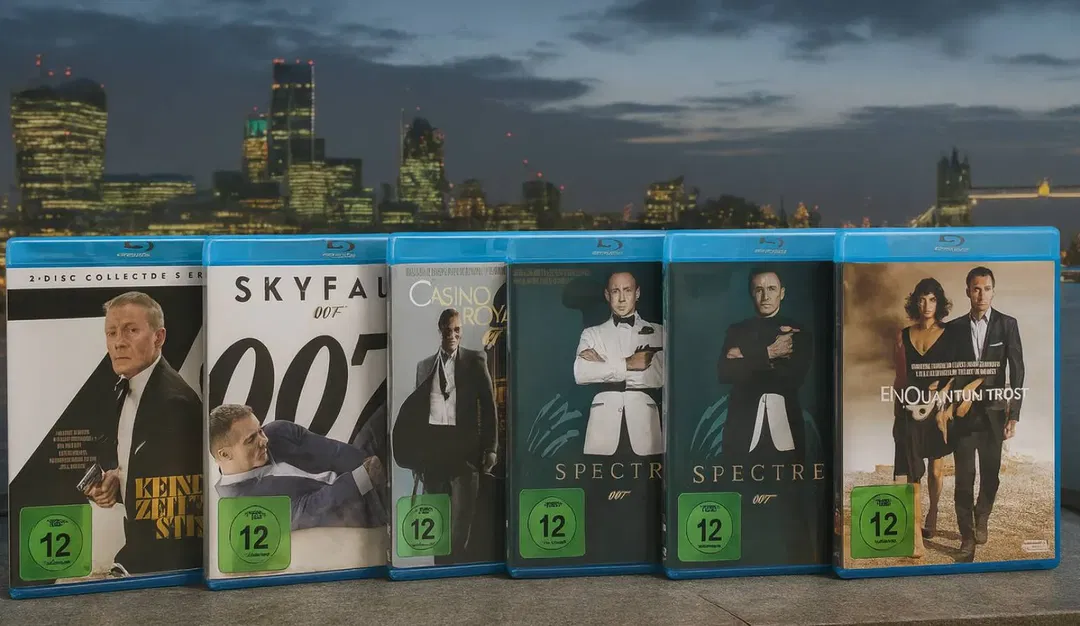 James Bond 007 Blu-ray Konvolut – 5 Discs – Casino Royale, Skyfall, Spectre u.a. – FSK 12 - Bild 2