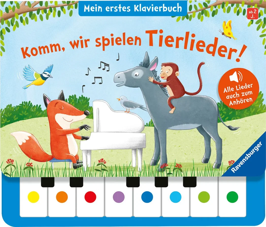 Komm, wir spielen Tierlieder! Mein erstes Klavierbuch – Bild 1