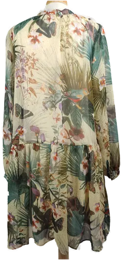 H&M Damen-Midikleid gemustert - S/36 - Bild 2