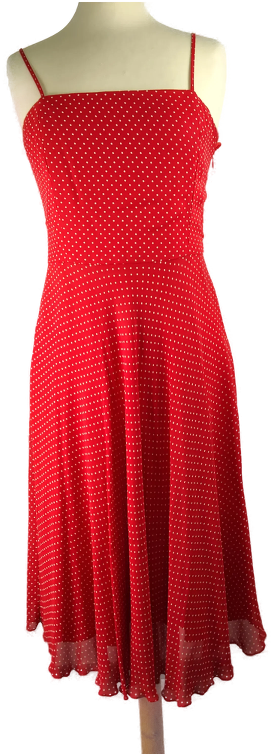 Midikleid Jake*s Gepunktet Viskose Gr. 40 | Sommerabend-Charme - Bild 1