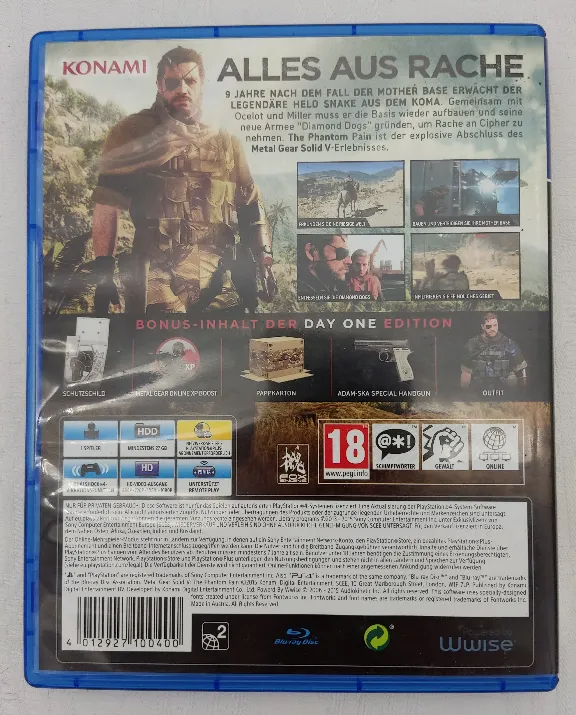 PS4 - Metal Gear Solid V: The Phantom Pain - Day One Edition – Bild 2