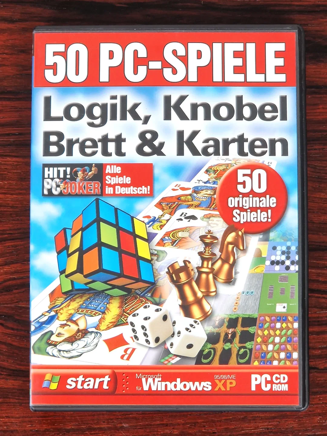 50 PC-Spiele: Logik, Knobel, Brett & Karten - PC-Spiel - CD-ROM – Bild 1