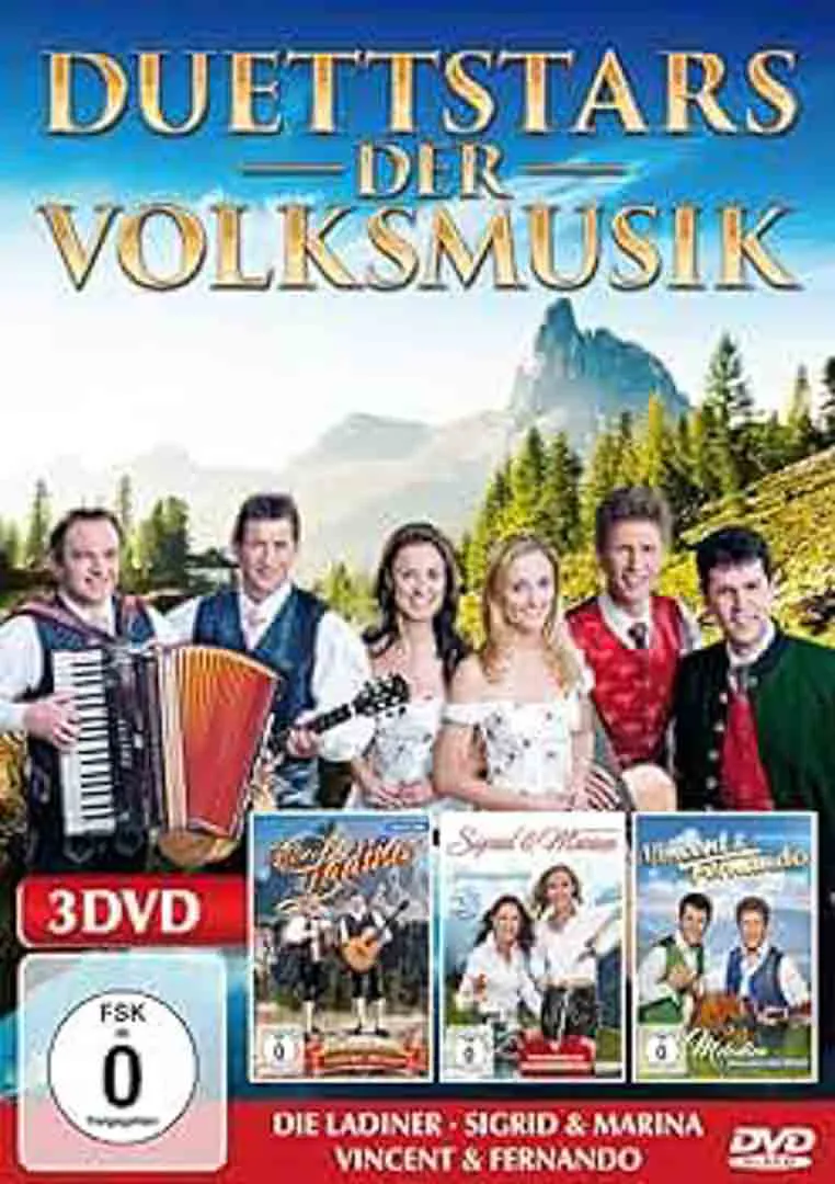 3 DVD's Duettstars der Volksmusik: Die Ladiner, Sigrid & Marina, Vincent & Fernando - Bild 2