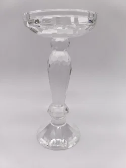 edler Kerzenständer, Bleikristall, Höhe 18cm