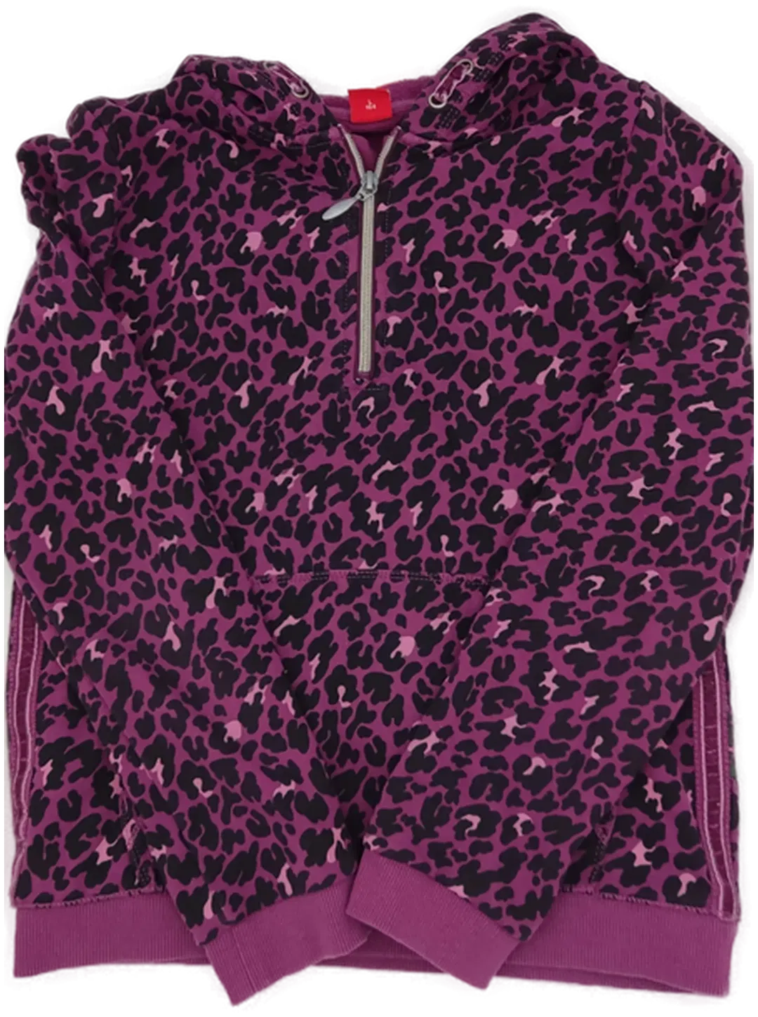 S.Oliver Kinder Kapuzen Hoodie Animal Print Beere Gr. 164 - Bild 4