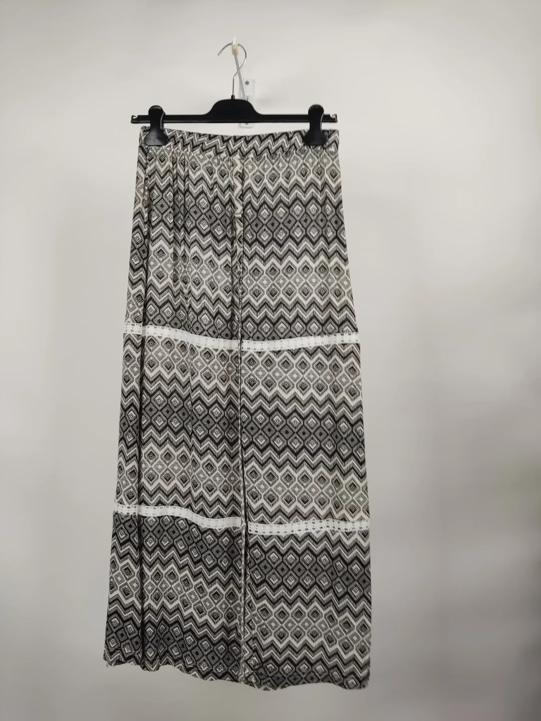 Damenrock Maxi mit Knopfleiste gemustert - W36 - Bild 4