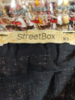 StreetBox Tweed Minirock, Gestreift | Wie Neu - Bild 5