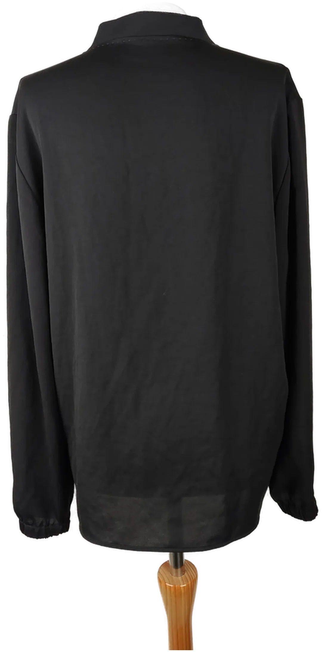 Marc Cain Bluse V-Ausschnitt Unifarben | Wie Neu – Bild 2