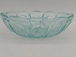 Vintage Glasschüssel in Himmelblau - Bild 2