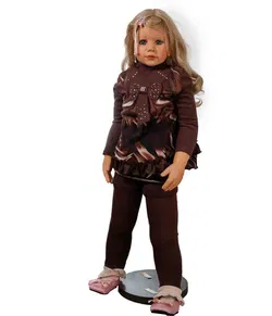 2 Große Künstlerpuppen – Mädchen & Bub – ca. 100 cm & 80 cm – Ideal als Auslagenpuppen für Kinderbekleidung - Bild 3