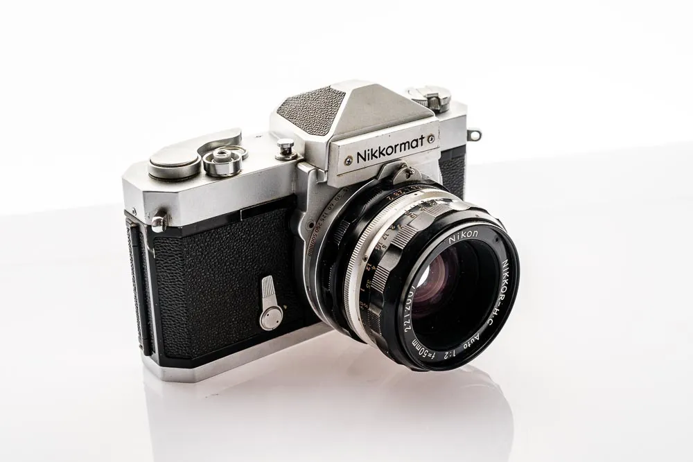 Nikon Nikkormat FT + Nikkor 1:2/50 Spiegelreflexkamera analog – Bild 3