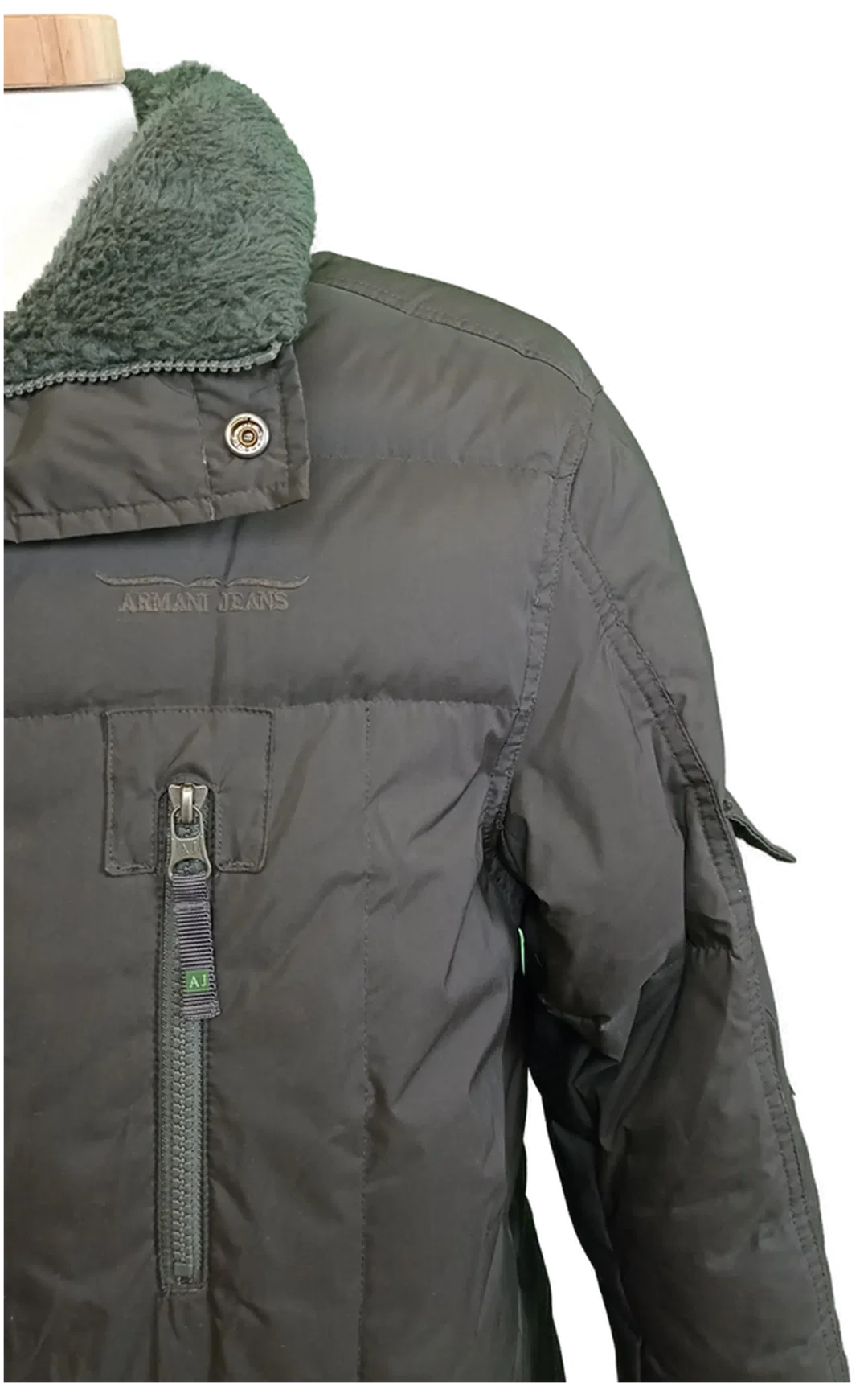 Armani Jeans Herren Jacke schwarz Gr. 48 – Bild 3