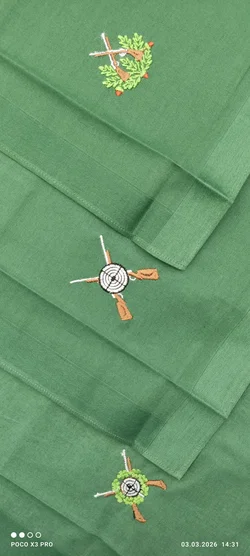 Stoffserviette 3er Set Neuwertig | Unikat Fürs Fest - Bild 4