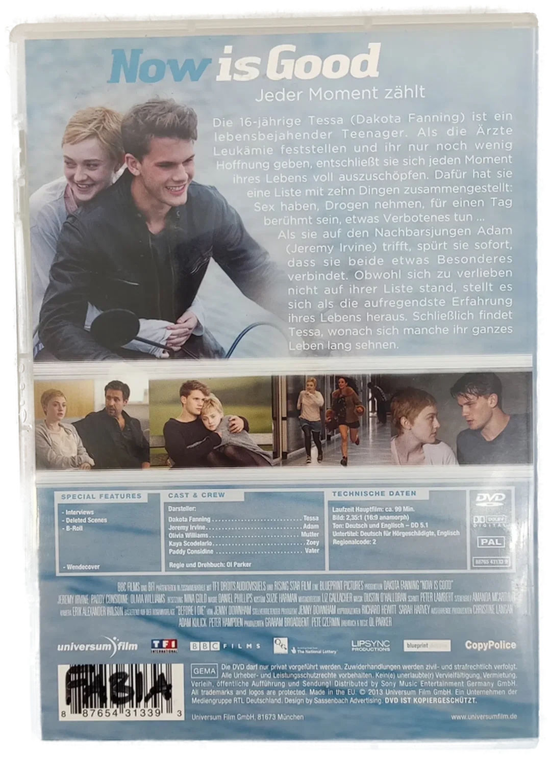 DVD " Now is Good" mit Dakota Fanning und Jeremy Irvine – Bild 3