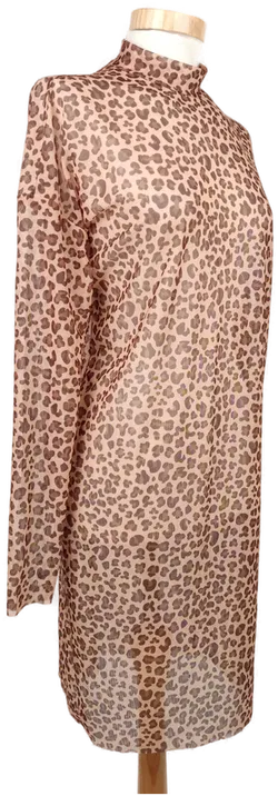 Pieces Damen Transparent-Kleid, beige/braun- Gr. XS - Bild 2