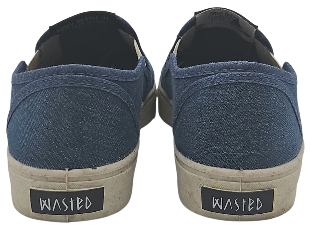 Wasted Slip-On Sneaker, blau - Gr. 38 – Bild 4