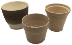 Set Natur, 3 Übertöpfe, Keramik - Bild 1