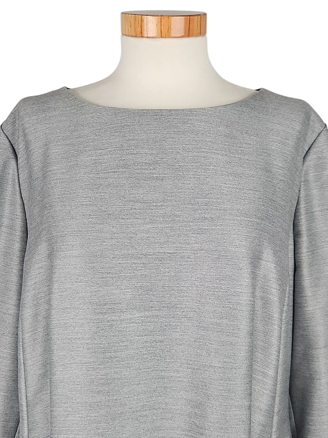 BARBARA SCHWARZER Damen Midikleid, grau - Gr. XL  – Bild 4