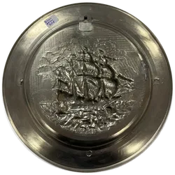 Zinnteller groß Set Schiffe 22cm - Bild 3