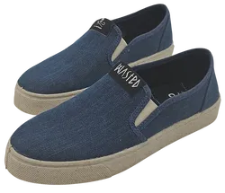 Wasted Slip-On Sneaker, blau - Gr. 38 - Bild 1