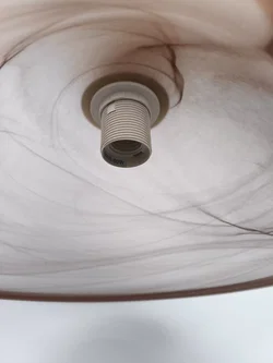 Lampe mit Glasschirm - Bild 4